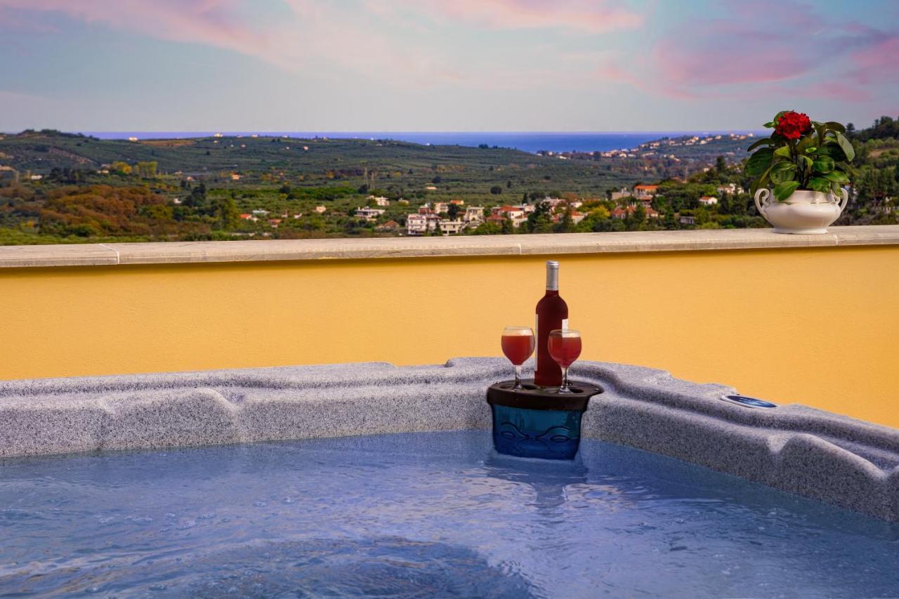 Villa Erontas - Private Heated Jacuzzi Makhairoi Ngoại thất bức ảnh