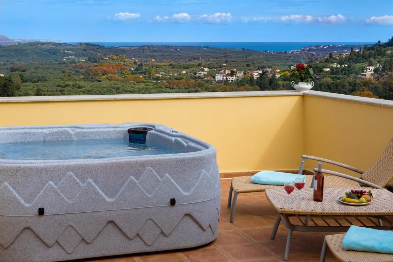 Villa Erontas - Private Heated Jacuzzi Makhairoi Ngoại thất bức ảnh
