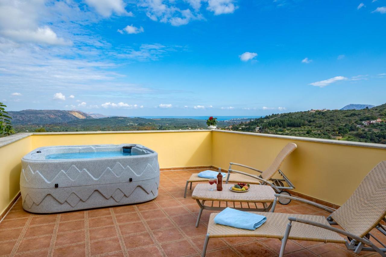 Villa Erontas - Private Heated Jacuzzi Makhairoi Ngoại thất bức ảnh