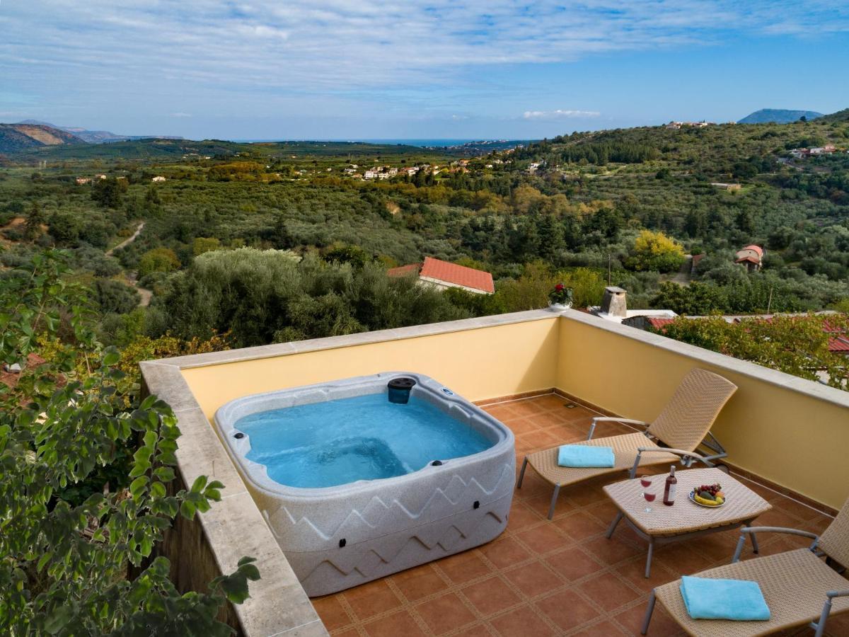 Villa Erontas - Private Heated Jacuzzi Makhairoi Ngoại thất bức ảnh