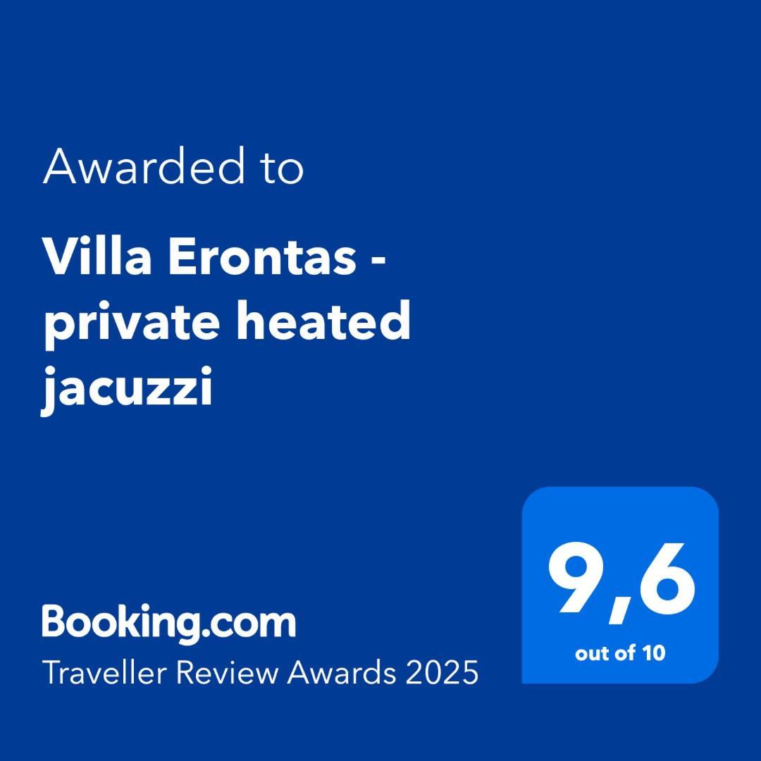 Villa Erontas - Private Heated Jacuzzi Makhairoi Ngoại thất bức ảnh